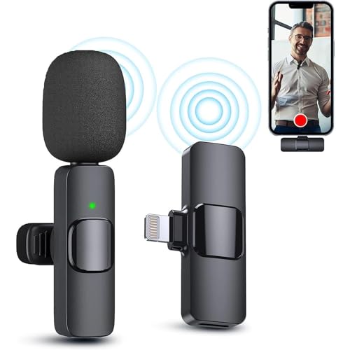 Doukesh Lavalier Mikrofon Kabellos,Plug-Play Lavalier Microphone Wireless,Mini Ansteckmikrofon Wireless für iOS Smartphone,Mini Microphone Bluetooth für YouTube,Podcast,Facebook,Videoaufnahmen Doukesh Lavalier Mikrofon Kabellos,Plug-Play Lavalier Microphone Wireless,Mini Ansteckmikrofon Wireless für iOS Smartphone,Mini Microphone Bluetooth für YouTube,Podcast,Facebook,Videoaufnahmen von Doukesh
