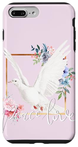 Hülle für iPhone 7 Plus/8 Plus Taubenvogel, Vögel, Liebe, Frieden, Neuanfänge, von Dove bird