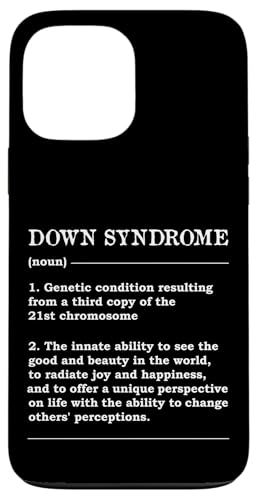 Hülle für iPhone 13 Pro Max Down-Syndrom Bedeutung Definition World Down Syndrom von Down Syndrome Day Chromosome Trisomy 21 3.21