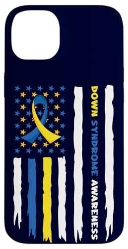 Hülle für iPhone 14 Plus Down Syndrome Awareness World Down Syndrome Day Flagge von Down Syndrome Day Chromosome Trisomy 21 3.21