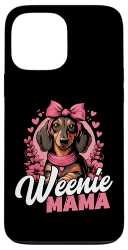 Hülle für iPhone 13 Pro Max Weenie Mama Cute Girls Dackel Mom Doxie Owner Wiener Dog von Doxie Dachshund Co