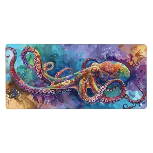 Gaming Mauspad Schmetterling Motiv, Blume Mousepad XXL 1200 x 600 x 3 mm, Wetterfest Anti-Rutsch Schreibtisch Mouse Pad verbessert Präzision und Geschwindigkeit, Gaming Zubehör für Home Zimmer Deko von Dozsconz