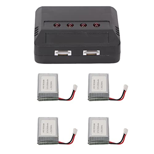 4 Pack 2000mAh 3,7V Hochleistungs-Ersatzakku für KY601S H11D H11C RC Quadcopter, 903048 RC Drohne Akku für RC Quadcopter Drohne 4 Pack 2000mAh 3,7V Hochleistungs-Ersatzakku für KY601S H11D H11C RC Quadcopter, 903048 RC Drohne Akku für RC Quadcopter Drohne von Dpofirs