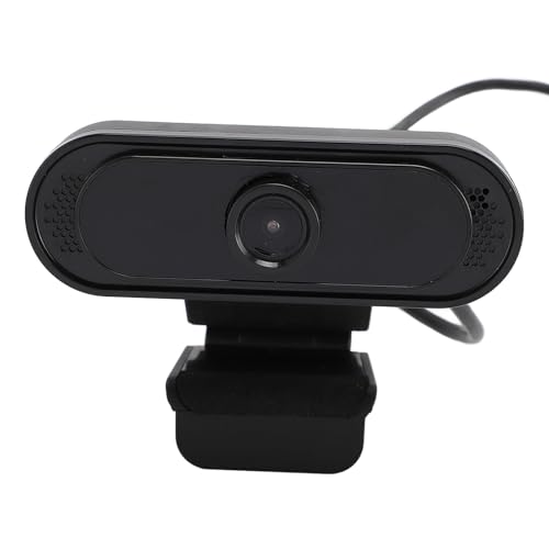 Dpofirs 1080P HD Webcam mit Mikrofon, USB Streaming Webcam Plug and Play für Zoom, Skype, Teams, Videokonferenz PC Webkamera von Dpofirs