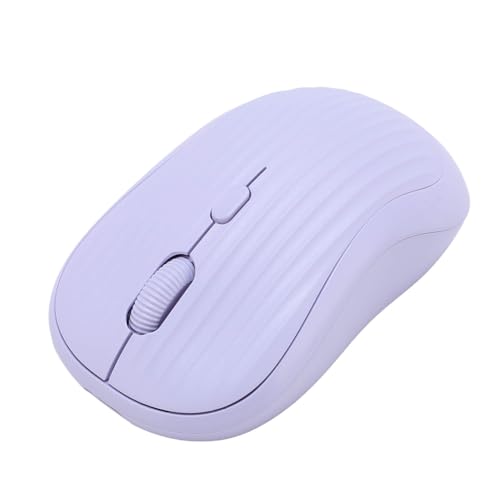 Dpofirs Kabellose Bluetooth Maus, 2,4 GHz Kabellose Dual Mode Computermäuse mit Empfänger, 3 Einstellbare DPI, Tragbare Leise Maus für Desktops, Laptops, PCs (Violet) von Dpofirs