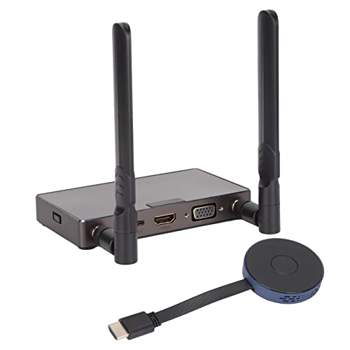 Wireless HDMI Transmitter, 2.4/5G HDMI VGA Funkübertragung, for Streaming Audio Video from PC, Laptop to TV, Projector von Dpofirs