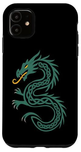 Hülle für iPhone 11 Keltischer Drache Mythologie Wikinger Drache von Drachen Geschenk für Keltische Mythologie-Fans