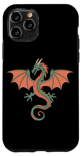 Hülle für iPhone 11 Pro Keltischer Drache Mythologie Wikinger Drache von Drachen Geschenk für Keltische Mythologie-Fans