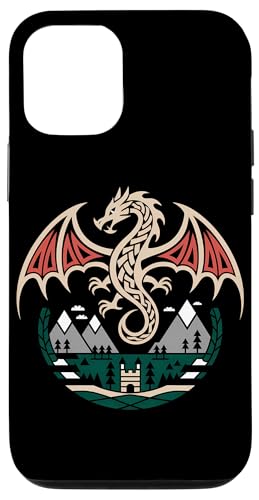 Hülle für iPhone 14 Keltischer Drache Mythologie Wikinger Drache von Drachen Geschenk für Keltische Mythologie-Fans