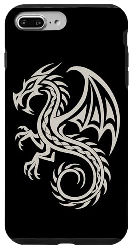 Hülle für iPhone 7 Plus/8 Plus Keltischer Drache Mythologie Wikinger Drache von Drachen Geschenk für Keltische Mythologie-Fans