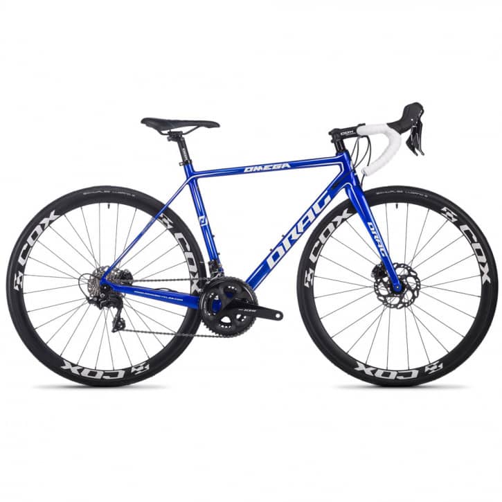 Drag Omega DB Pro 105-21 R7000 blue white 2022 - RH-M von Drag Bicycles