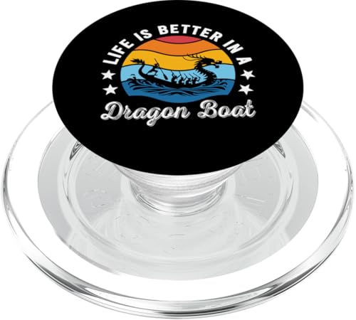 Das Leben ist besser im Drachenbootrennen Drachenboot-Experte PopSockets PopGrip für MagSafe von Dragon Boat Racing Dragon Boating Expert Racer