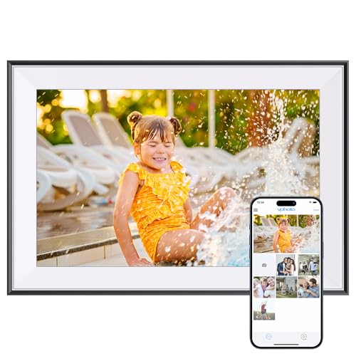 Dragon Touch 10.1'' WiFi Digitaler Bilderrahmen – HD IPS Touchscreen, Auto-Rotate, Sofortiges Teilen von Fotos/Videos, 16GB Speicher Familie und Freunde Dragon Touch 10.1'' WiFi Digitaler Bilderrahmen – HD IPS Touchscreen, Auto-Rotate, Sofortiges Teilen von Fotos/Videos, 16GB Speicher Familie und Freunde von Dragon Touch