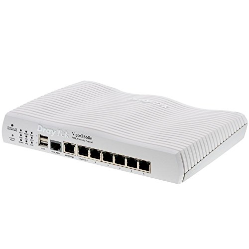 DrayTek Vigor 2860 Router (6-Port, Gigabit Ethernet, 200Mb/s) von DrayTek