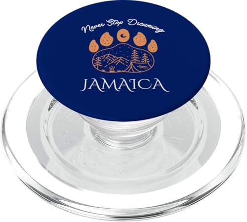 Hören Sie nie auf zu träumen Jamaica Urlaub Vintage Jamaica PopSockets PopGrip für MagSafe von Dream Vacation & Travel Co