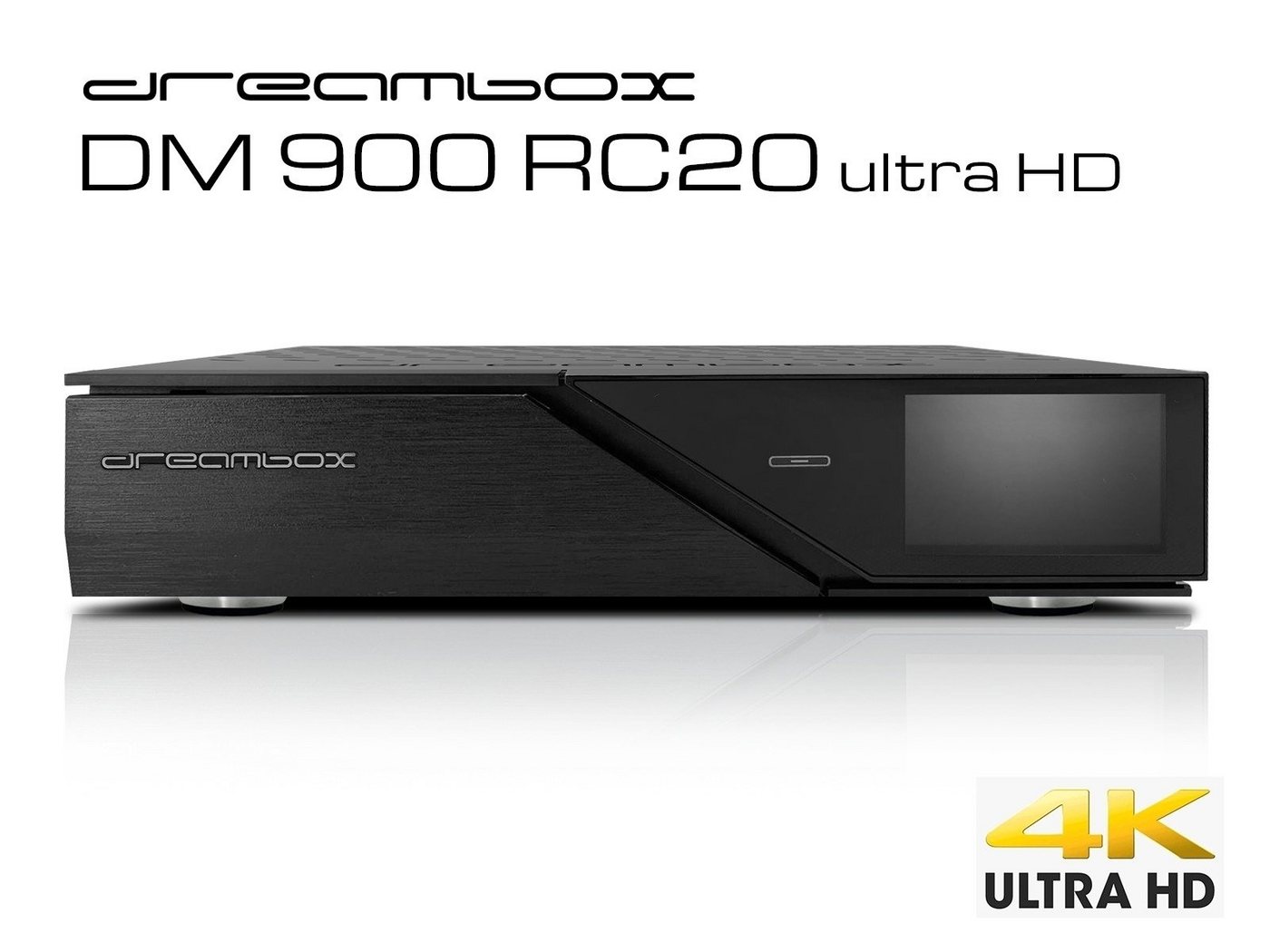 Dreambox Dreambox DM900 RC20 UHD 4K 1x Dual DVB-S2X MS Tuner E2 Linux PVR ready Satellitenreceiver von Dreambox