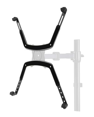 Dreamsmith Non-VESA Monitor Arm Mount Kit for 17-27 Inch LED/LCD/OLED Screens Without VESA Holes, Converts to Monitor Mount with 75 mm VESA Plate, Includes All Installation Accessories von Dreamsmith