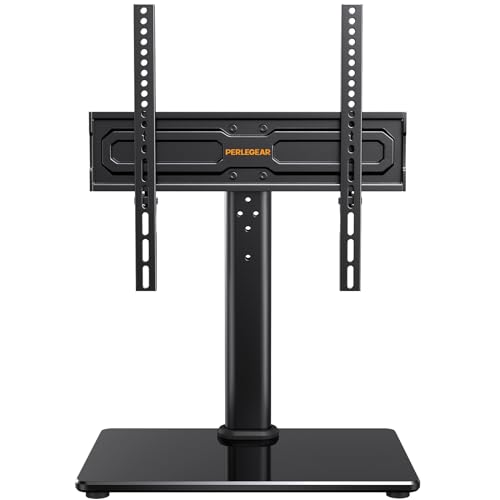 TV Standfuss TV Ständer Schwenkbar für 24-55/60 Flach & Curved Fernseher bis zu 40 KG, TV-Standfüße Höhenverstellbar & Fernsehständer Stabil,Universeller TV Standfuss Max.VESA 400x400 mm von Dreamsmith