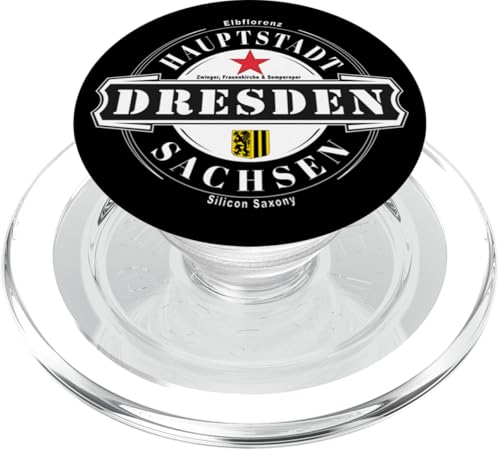 Dresden Sachsen Ostdeutschland Deutschland Hauptstadt PopSockets PopGrip für MagSafe von Dresden Sachsen Design