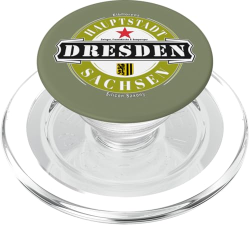 Dresden Sachsen Ostdeutschland Deutschland Hauptstadt PopSockets PopGrip für MagSafe von Dresden Sachsen Design