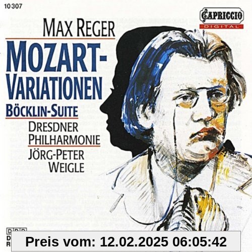 Max Reger - Mozart-Variationen (op. 132) / Vier Tondichtungen nach Arnold Böcklin (op. 128) von Dresdner Philharmonie