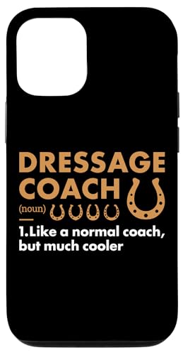 Hülle für iPhone 12/12 Pro Reiter Coach Definition Dressur von Dressage Hobby Present Rider Apparel