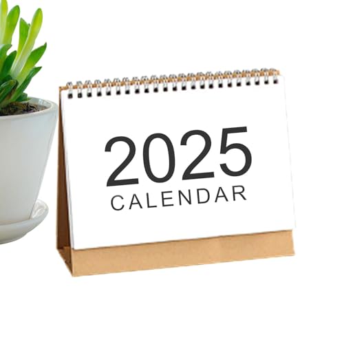 Dreuhuing Tischkalender, Tischkalender 2025,Monatskalenderplaner - Jahreskalender mit Doppeldrahtkalender von September 2024 bis Dezember 2025 für den Schreibtisch von Dreuhuing