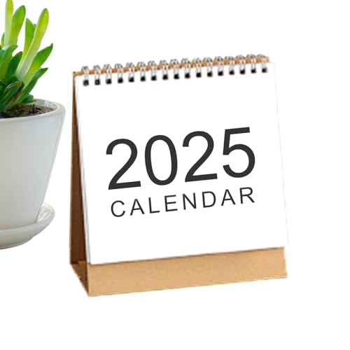 Dreuhuing Tischkalender 2024-2025, Tischkalender - Twin-Wire-Bindungsplaner,Moderner Kalender 2025, September 2024 – Dezember 2025, ständiger Planer für Zuhause von Dreuhuing