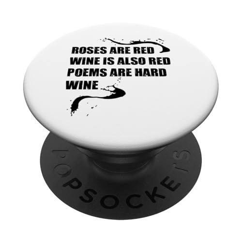 Weingedicht Lustiger Spruch PopSockets mit austauschbarem PopGrip von Drinking Wine All Days All Night