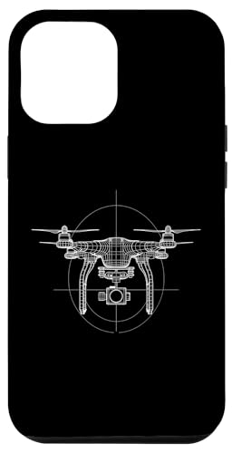 Hülle für iPhone 12 Pro Max Drohnenpilot Quadcopter Operator RC Minimalist Blueprint von Drone Pilot Apparel Co.