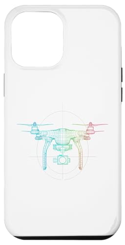 Hülle für iPhone 14 Plus Drohnenpilot Quadcopter Operator RC Minimalist Blueprint von Drone Pilot Apparel Co.
