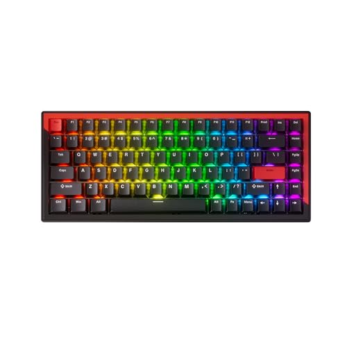 DrunkDeer G75 Rapid Trigger Tastatur, Esports Gaming-Tastatur Magnetischer Schalter Last Win Mode Einstellbare Betätigung, 75% Design, Schwarz von DrunkDeer