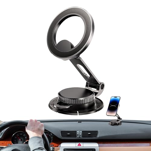 Dtaigou Auto Magnetische Telefonhalterung, Magnetischer Telefonhalter für Auto, Autotelefonhalterungsmontage Rotatable Magnethalter, Roadtrip Mobiltelefonständer Automobilorganisator mit starkem von Dtaigou