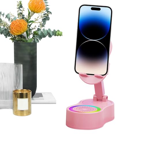 Dtaigou Smartphone Halterung | Höhenverstellbare Handyhalterung Mit RGB-Beleuchtung & Mikrofonintegriert,Höhenverstellbare & Tragbare RGB-Halterung Mit Mikrofon Und Lautsprecher Für Theke, Dtaigou Smartphone Halterung | Höhenverstellbare Handyhalterung Mit RGB-Beleuchtung & Mikrofonintegriert,Höhenverstellbare & Tragbare RGB-Halterung Mit Mikrofon Und Lautsprecher Für Theke, von Dtaigou
