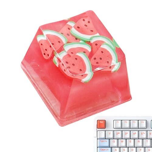 Dtaigou Süße Tastenkappen für mechanische Tastatur, süße Tastenkappe | Süße Schlüsselkappen Candy Fruit Keycaps - Süßigkeiten Obst Tastenkappen Dekoratives Computerzubehör für mechanische Tastatur von Dtaigou