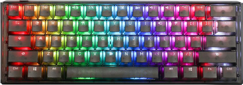 Ducky One 3 Aura Black Mini Gaming Tastatur, RGB LED - MX-Blue (US) (DKON2161ST-CUSPDABAAAC1) von Ducky