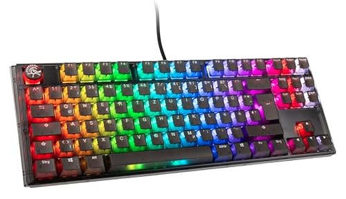 Ducky One 3 Aura Black TKL Gaming Tastatur, RGB LED - Gateron Baby Kangaroo von Ducky