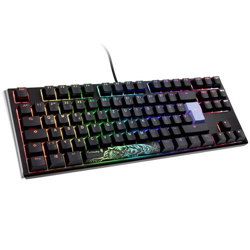 Ducky One 3 Classic USB Gaming-Tastatur Deutsch, QWERTZ Schwarz, Weiß von Ducky