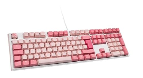 Ducky One 3 Gossamer Pink Gaming Tastatur - MX-Silent-Red von Ducky