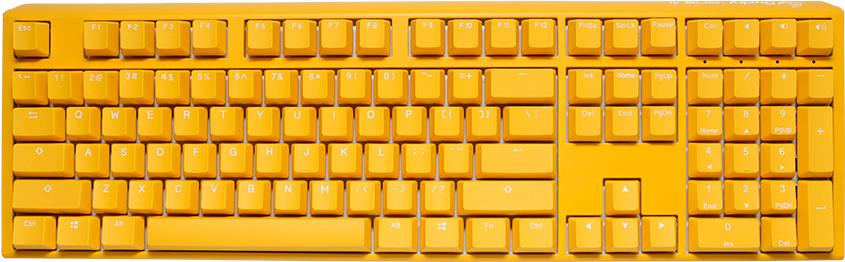 Ducky One 3 Yellow Gaming RGB LED - MX-Red US Tastatur USB (DKON2108ST-RUSPDYDYYYC1) von Ducky