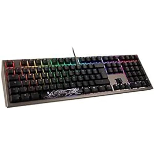 Ducky Shine 7 PBT, MX-Brown, RGB LED Tastatur - Gunmetal von Ducky