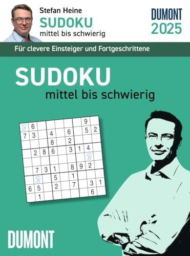 Stefan Heine Sudoku mittel bis schwierig - Tagesabreißkalender 2025 - DUMONT-Verlag - 11,8 cm x 15,9 cm Stefan Heine Sudoku mittel bis schwierig - Tagesabreißkalender 2025 - DUMONT-Verlag - 11,8 cm x 15,9 cm von Dumont Kalenderverlag