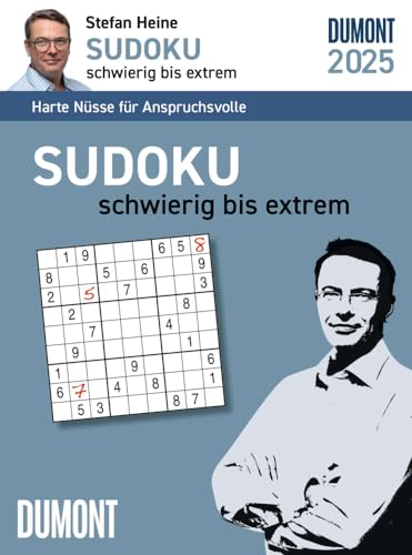 Stefan Heine Sudoku schwierig bis extrem - Tagesabreißkalender 2025 - DUMONT-Verlag - 11,8 cm x 15,9 cm Stefan Heine Sudoku schwierig bis extrem - Tagesabreißkalender 2025 - DUMONT-Verlag - 11,8 cm x 15,9 cm von Dumont Kalenderverlag