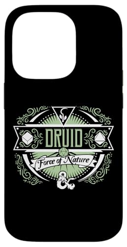 Hülle für iPhone 14 Pro Dungeons & Dragons Druid Force Of Nature Retro Badge Logo von Dungeons & Dragons