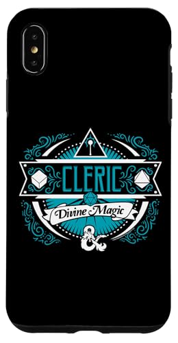 Hülle für iPhone XS Max Dungeons & Dragons Cleric Divine Magic Retro Badge Logo von Dungeons & Dragons