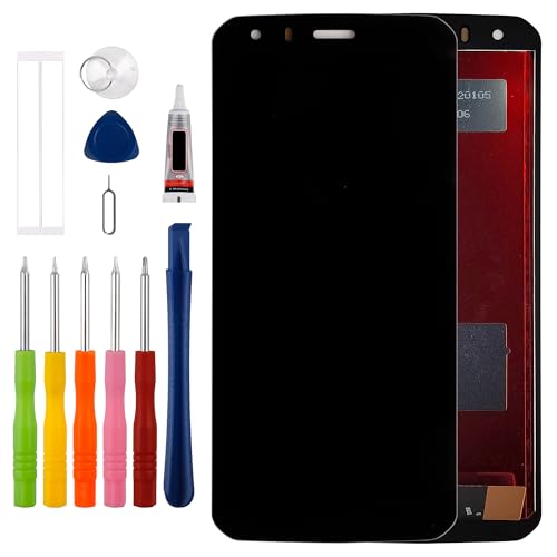 Duotipa LCD-Display / Digitizer, Ersatz für Duotipa S62 Pro, 14,5 cm (5,7 Zoll), mit technischem Reparaturwerkzeug-Set, Schwarz von Duotipa