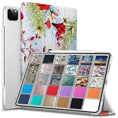 DuraSafe Cases für iPad PRO 11 2 Gen 2020 [ PRO 11 Zoll 2. ] Printed Slim Lightweight Protective PC Dual Angle Stand Clear Flip Back Cover - Sparrow Bloom von DuraSafe Cases