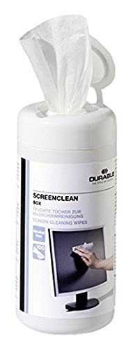 DURABLE 5736-02 Bildschirm-Reinigungstcher SCREENCLEAN BOX, 3 Stück von Durable