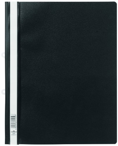 DURABLE Hunke & Jochheim Sichthefter mit Abheftschieber,Hartfolie, 0,16 mm, DIN A4, 280 x 330 mm, schwarz von Durable