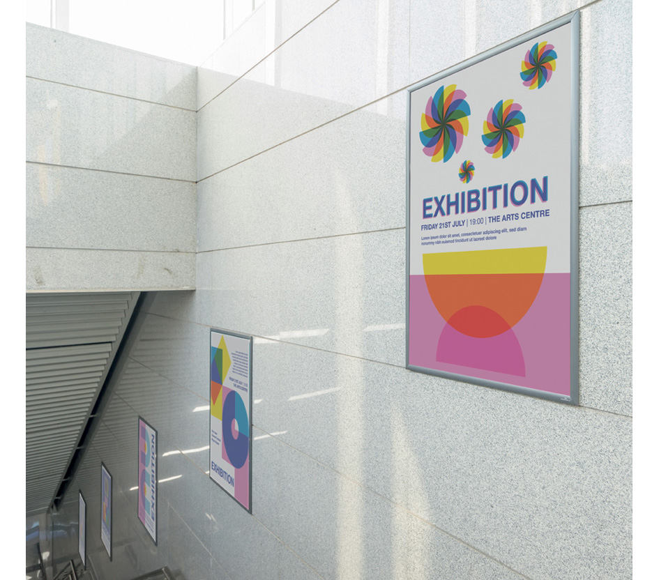 DURABLE Plakatrahmen, DIN A2, 25 mm Profil, Aluminium DURABLE Plakatrahmen, DIN A2, 25 mm Profil, Aluminium von Durable